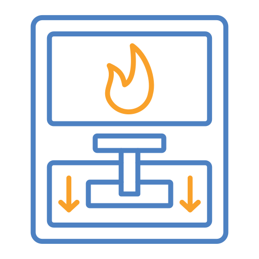 alarma de incendios Generic Outline Color icono