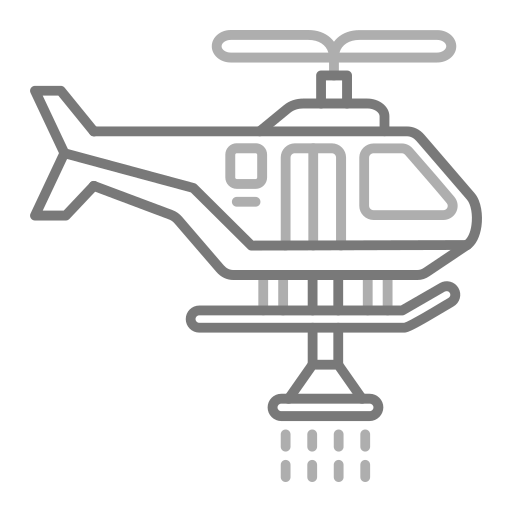 helikopter Generic Grey icoon