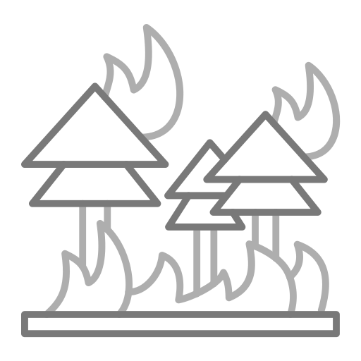 лесной пожар Generic Grey иконка