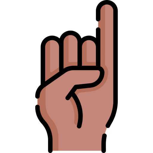 kleiner finger schwur Special Lineal color icon