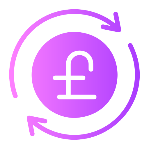cambio valuta Generic Flat Gradient icona
