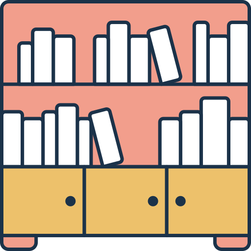 librero Generic Outline Color icono
