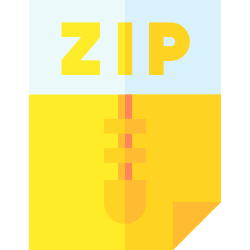 Zip Basic Straight Flat icon