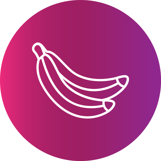 banaan Generic Flat Gradient icoon