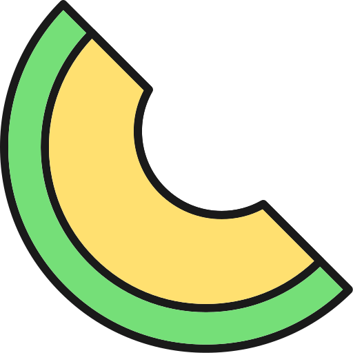 メロン Generic Outline Color icon