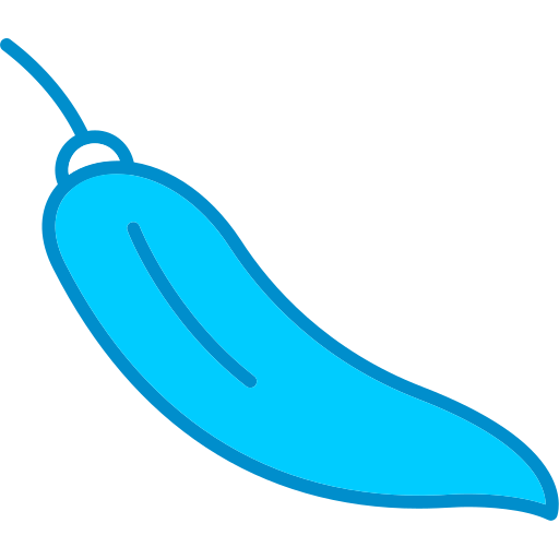 Chilli pepper Generic Blue icon