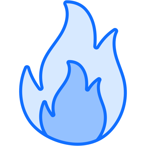 vuur Generic Blue icoon