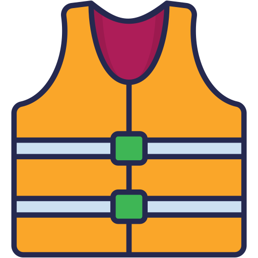 chalecos salvavidas Generic Outline Color icono