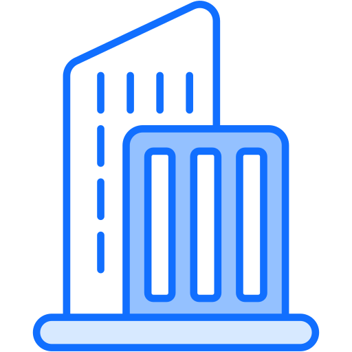 상업용 건물 Generic Blue icon