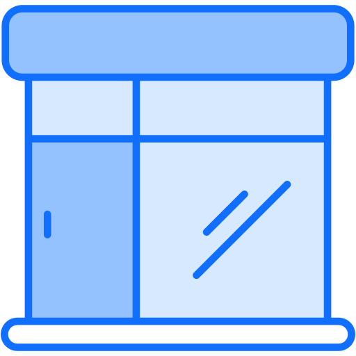 pequeños negocios Generic Blue icono