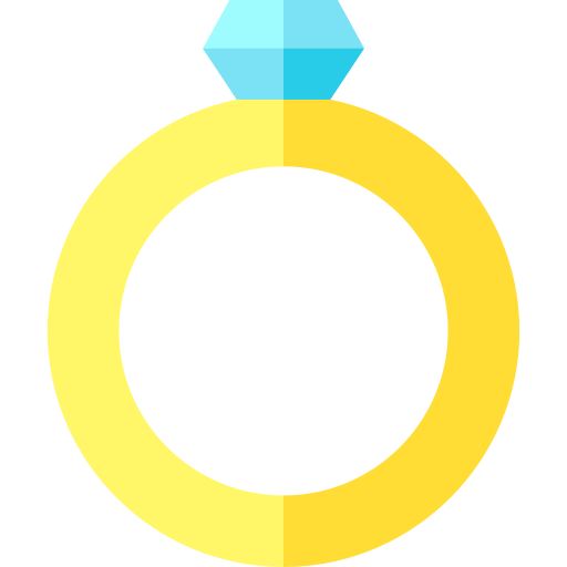 anillo de bodas Basic Straight Flat icono