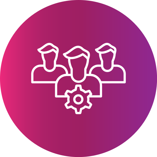 Team management Generic Flat Gradient icon