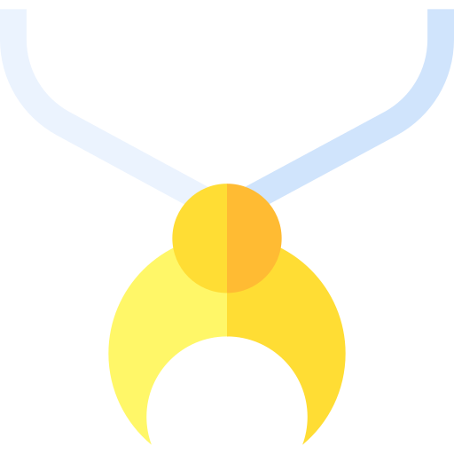 Necklace Basic Straight Flat icon