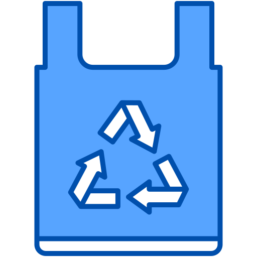 borsa per il riciclaggio Generic Blue icona