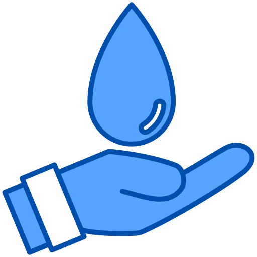 risparmiare acqua Generic Blue icona