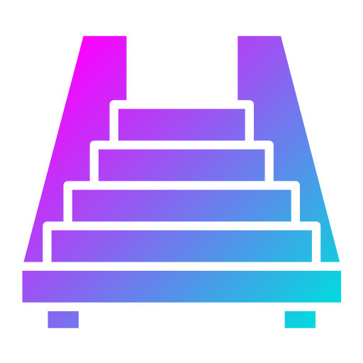 schody Generic Flat Gradient ikona