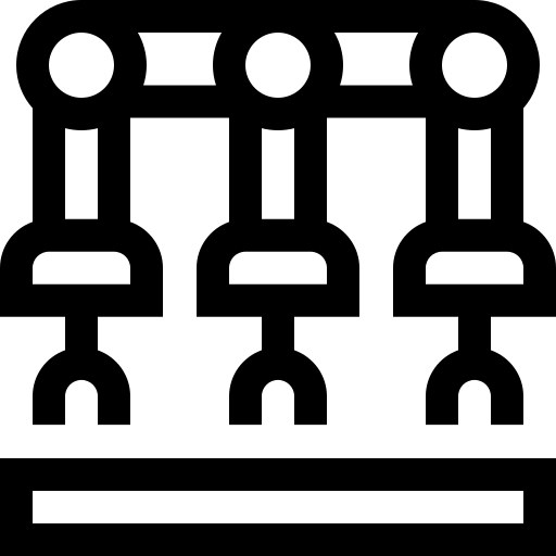 ligne d'assemblage Basic Straight Lineal Icône