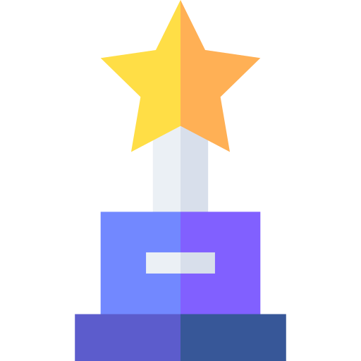 Award Basic Straight Flat icon