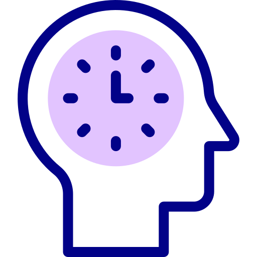 Clock Detailed Mixed Lineal color icon