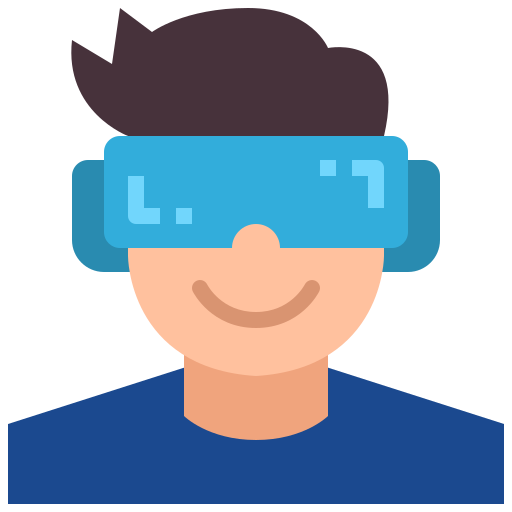 gafas de realidad virtual Generic Flat icono