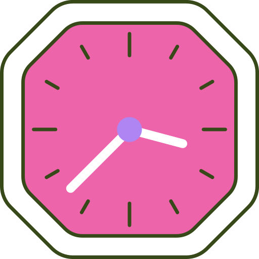 relógio Generic Outline Color Ícone