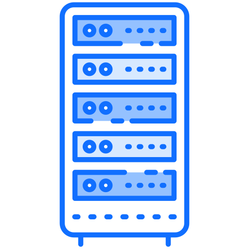 centrum danych Generic Blue ikona
