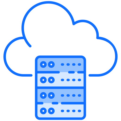 hosting w chmurze Generic Blue ikona