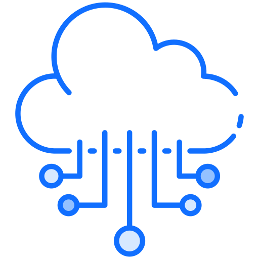 Network Generic Blue icon