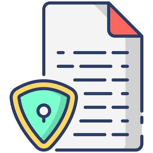 Secure data Generic Outline Color icon
