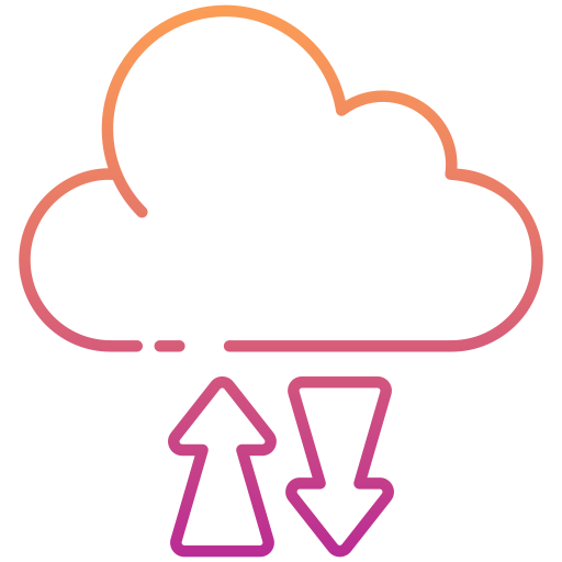 cloud-dienst Generic Gradient icon