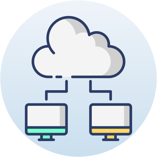 transferencia de datos Generic Outline Color icono