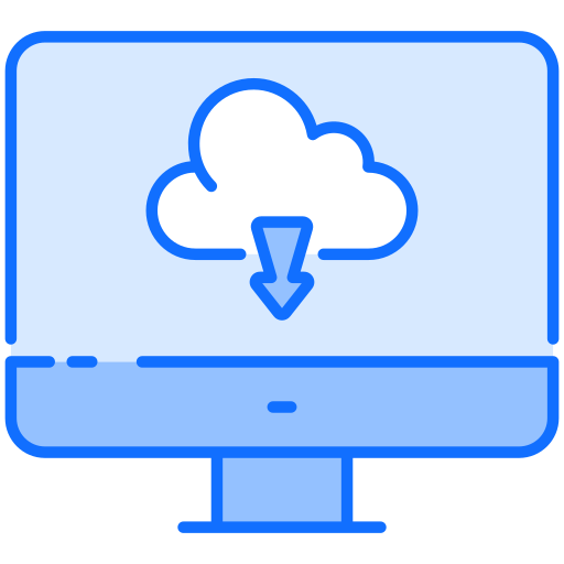 Облачное хранилище Generic Blue иконка
