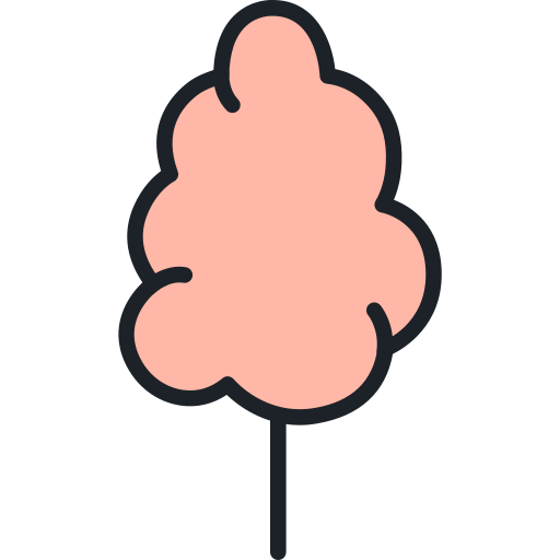 Cotton candy Generic Outline Color icon