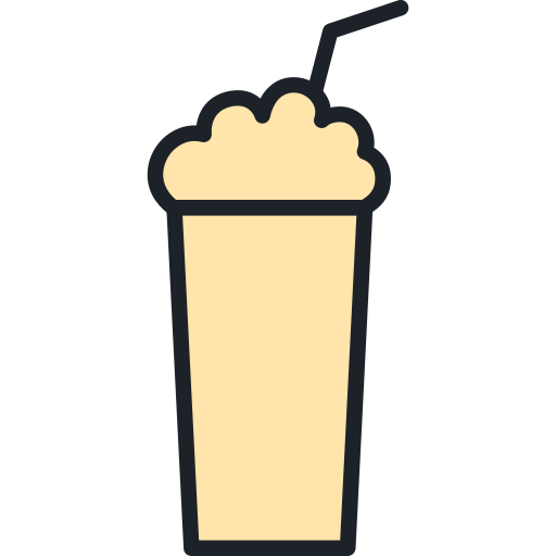napój mleczny Generic Outline Color ikona
