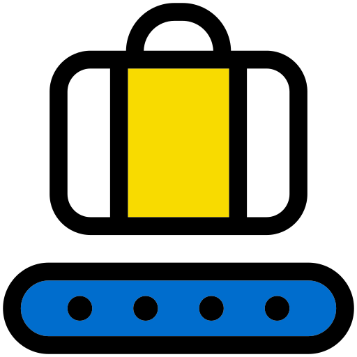 cinta transportadora Generic Outline Color icono