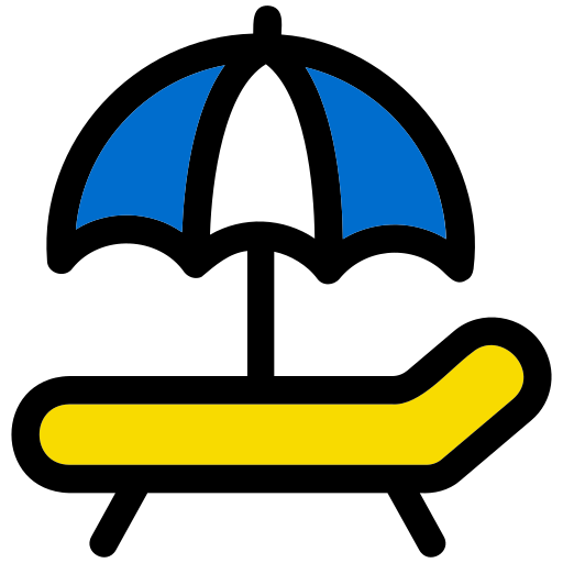 日傘 Generic Outline Color icon