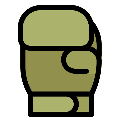 rękawica bokserska Generic Outline Color ikona
