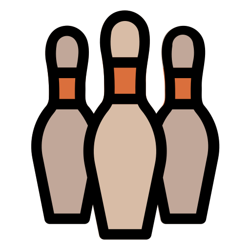 bowling Generic Outline Color icoon