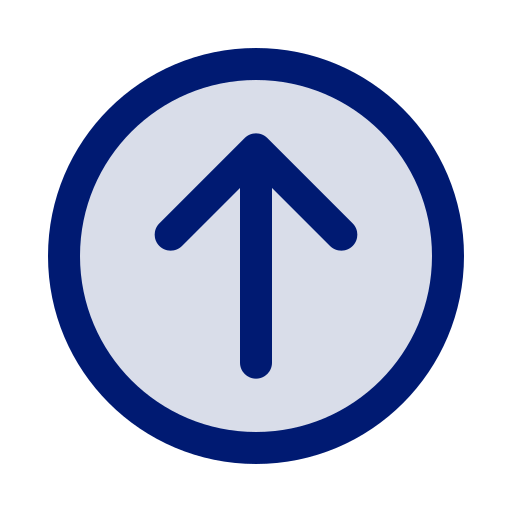 上矢印 Generic Blue icon