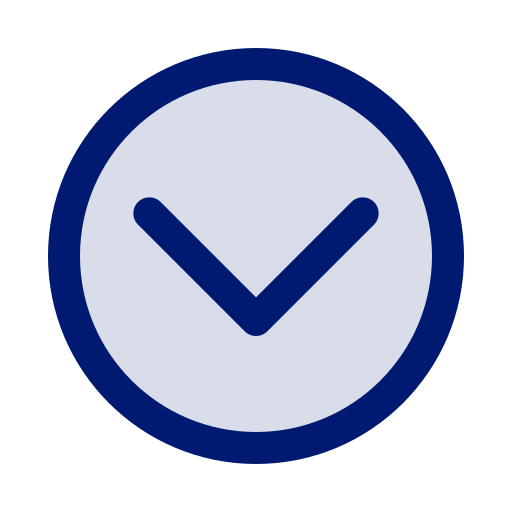 下矢印 Generic Blue icon