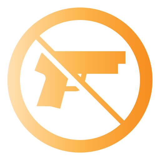 No gun Generic Flat Gradient icon