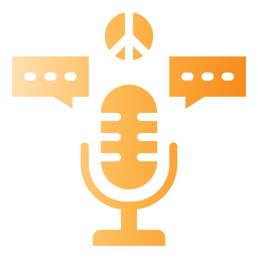 podcasts Generic Flat Gradient icoon