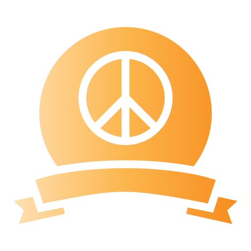 Peace day Generic Flat Gradient icon