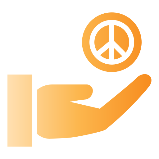 pacifismo Generic Flat Gradient icono