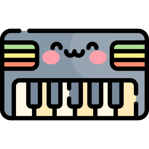 Клавиатура Kawaii Lineal color иконка