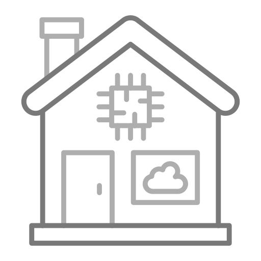 Smart house Generic Grey icon