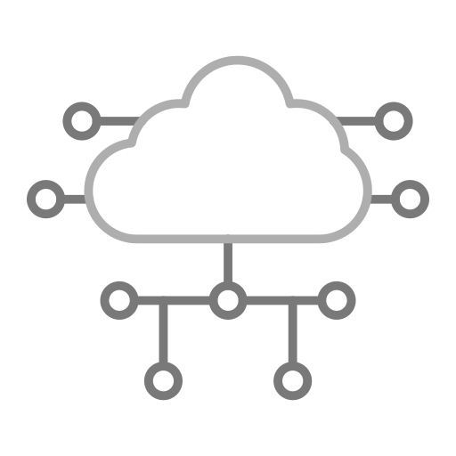 cloud computing Generic Grey icon