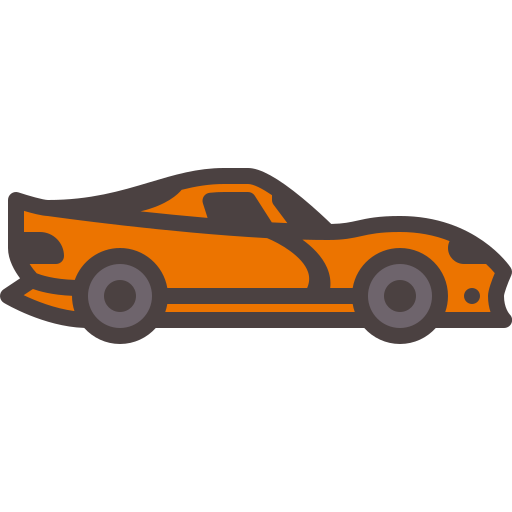 スポーツカー Generic Outline Color icon