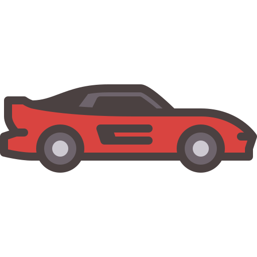 Sport car Generic Outline Color icon
