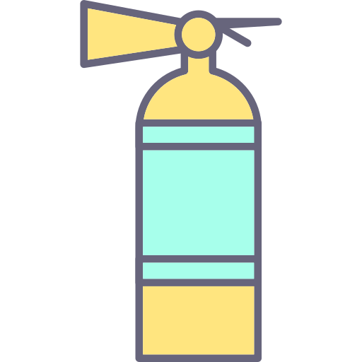 消火器 Generic Outline Color icon